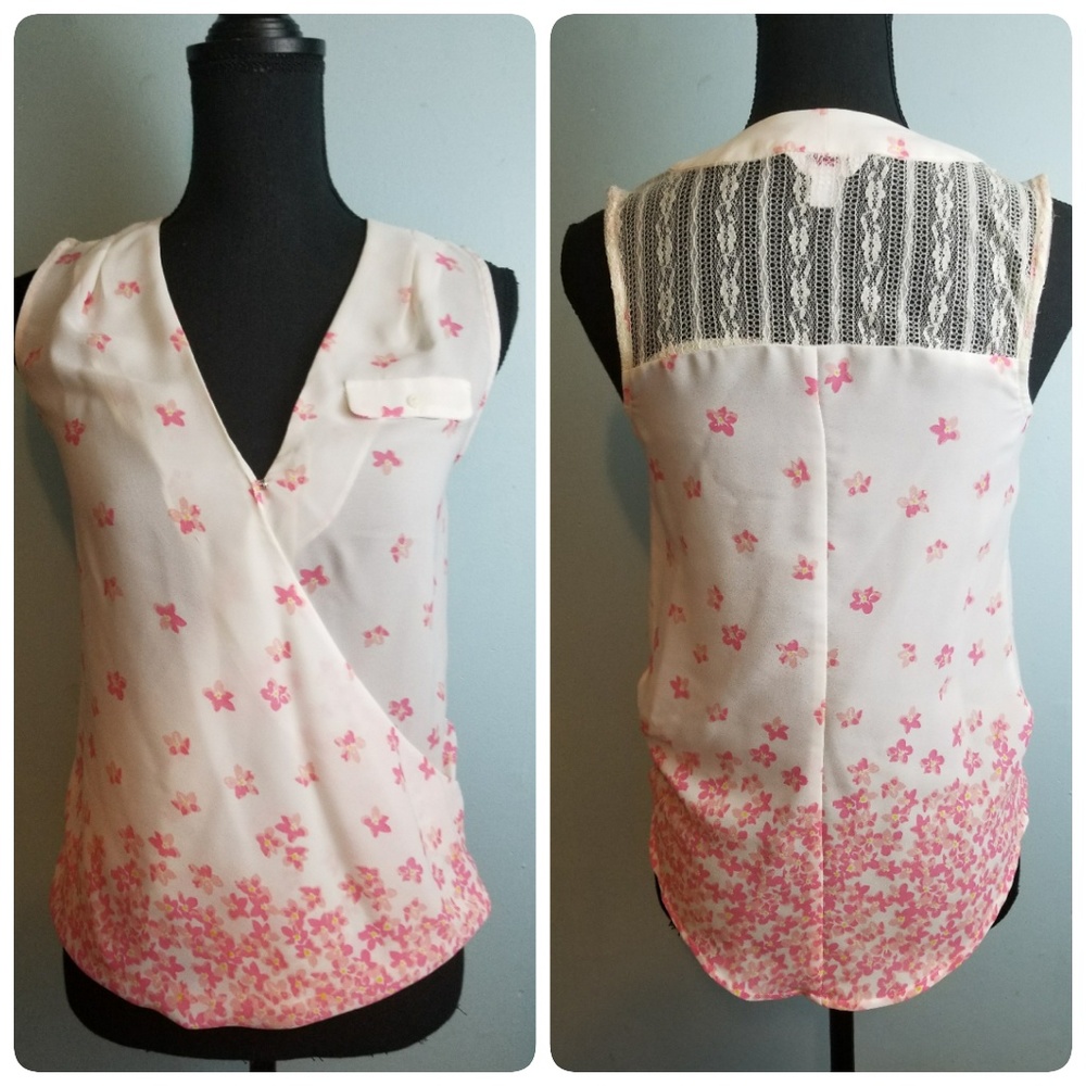 Wrap Floral Top